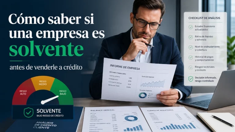 Cómo saber si una empresa es solvente antes de venderle a crédito