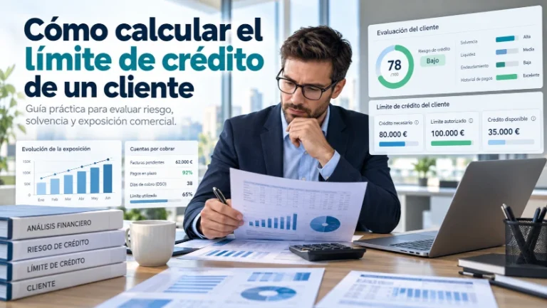 Cómo calcular el límite de crédito de un cliente paso a paso